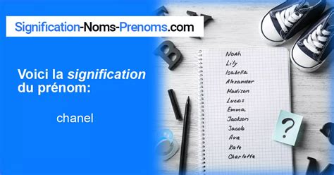 chanel prenom signification|Prénom chanel : origine, étymologie, popularité et signification .